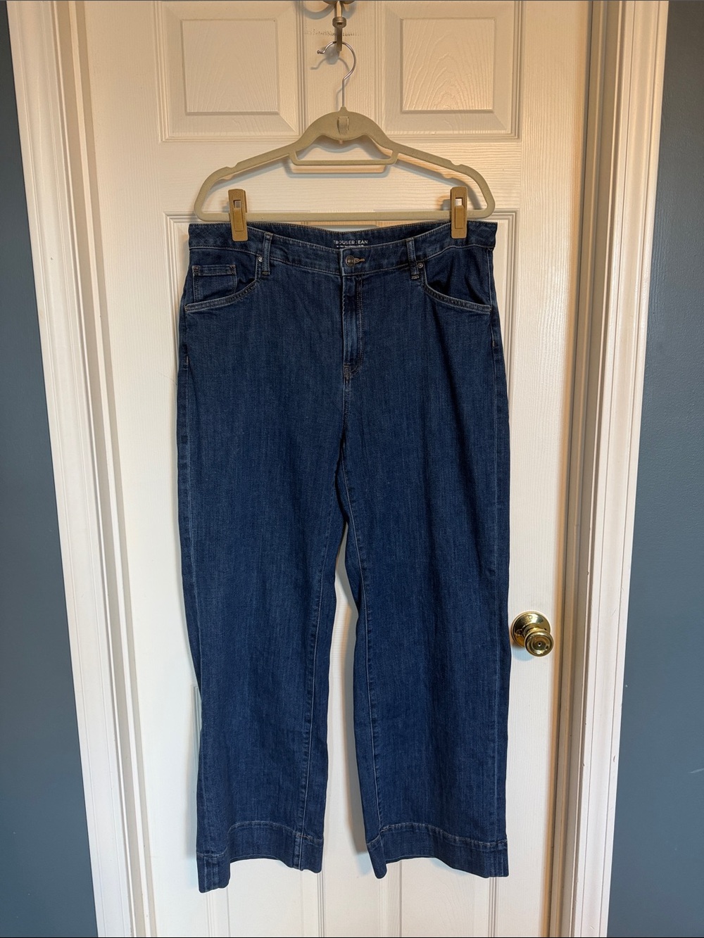 Chico's Dark Blue Trouser Jeans (#0001)